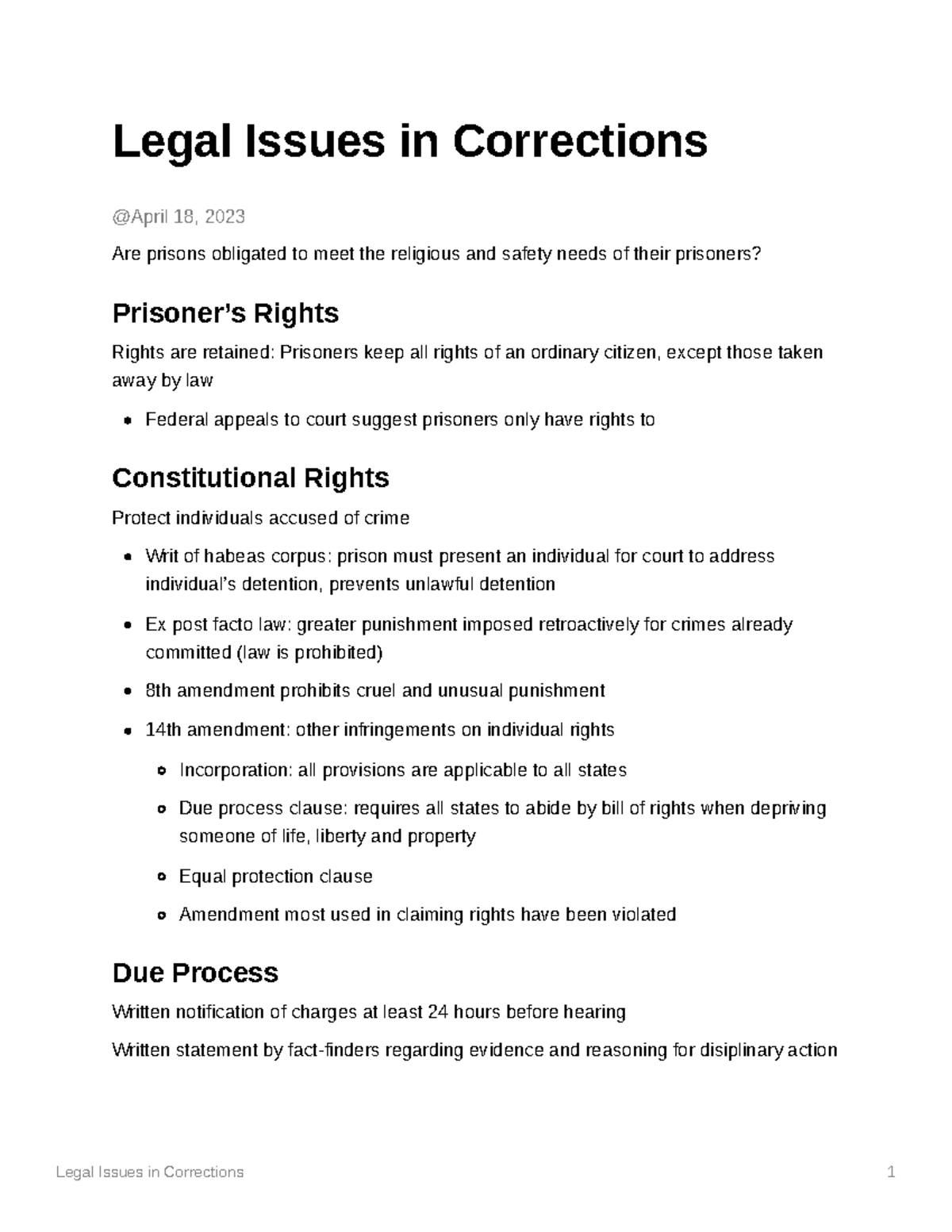 legal-issues-in-corrections-legal-issues-in-corrections-are-prisons