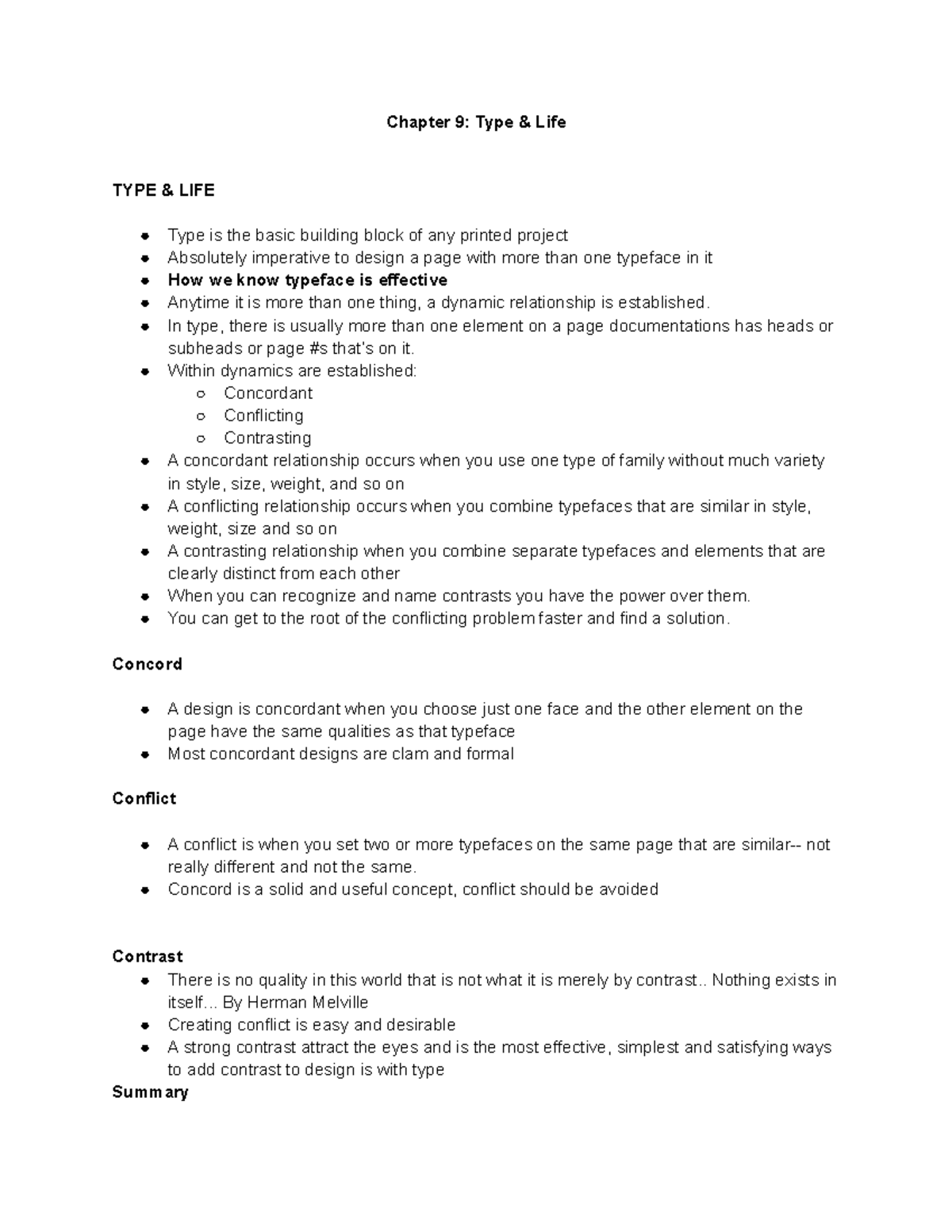 Publication Design chapter 9 Chapter 9 Type & Life TYPE & LIFE Type