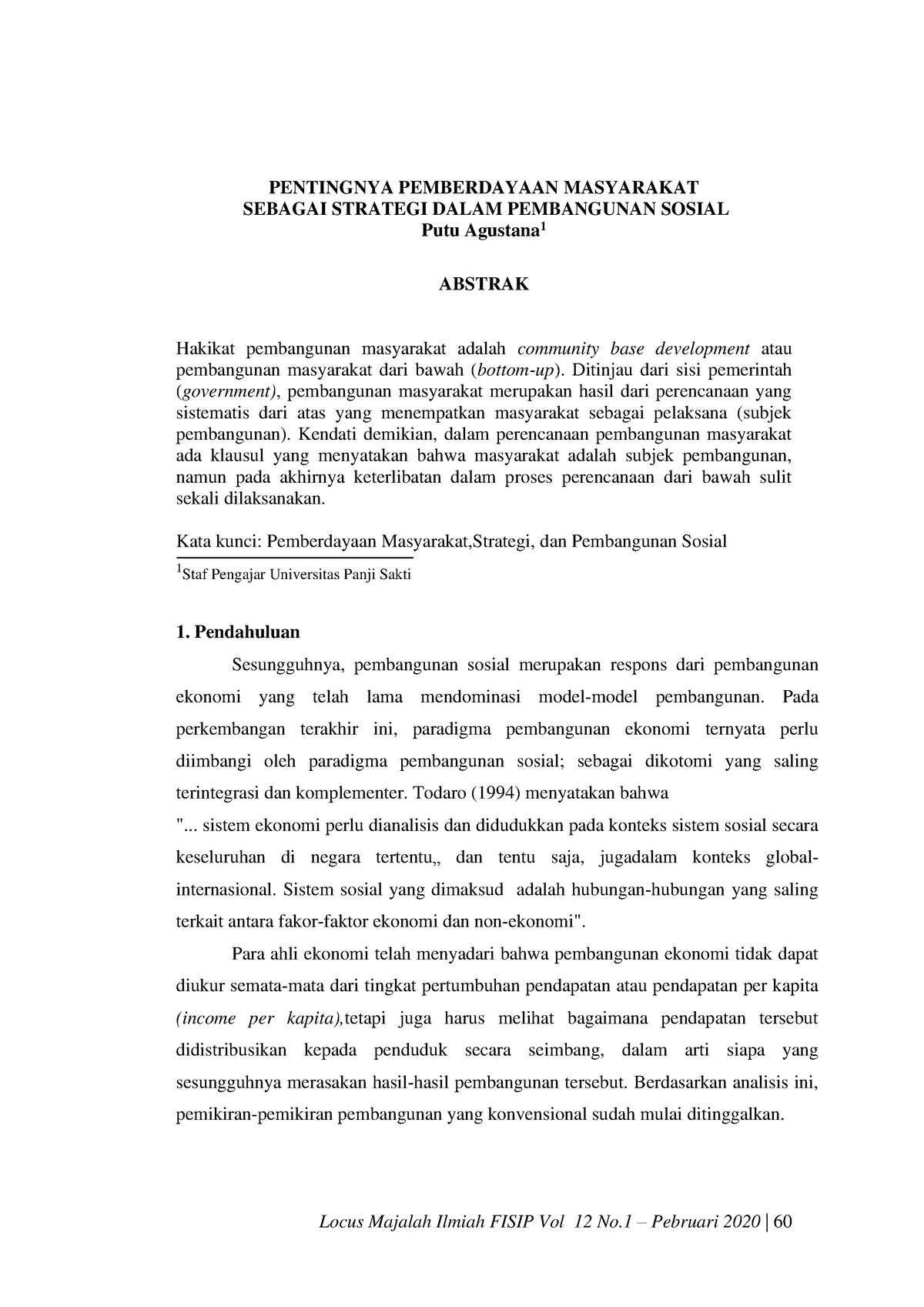 288 - Aman - PENTINGNYA PEMBERDAYAAN MASYARAKAT SEBAGAI STRATEGI DALAM ...