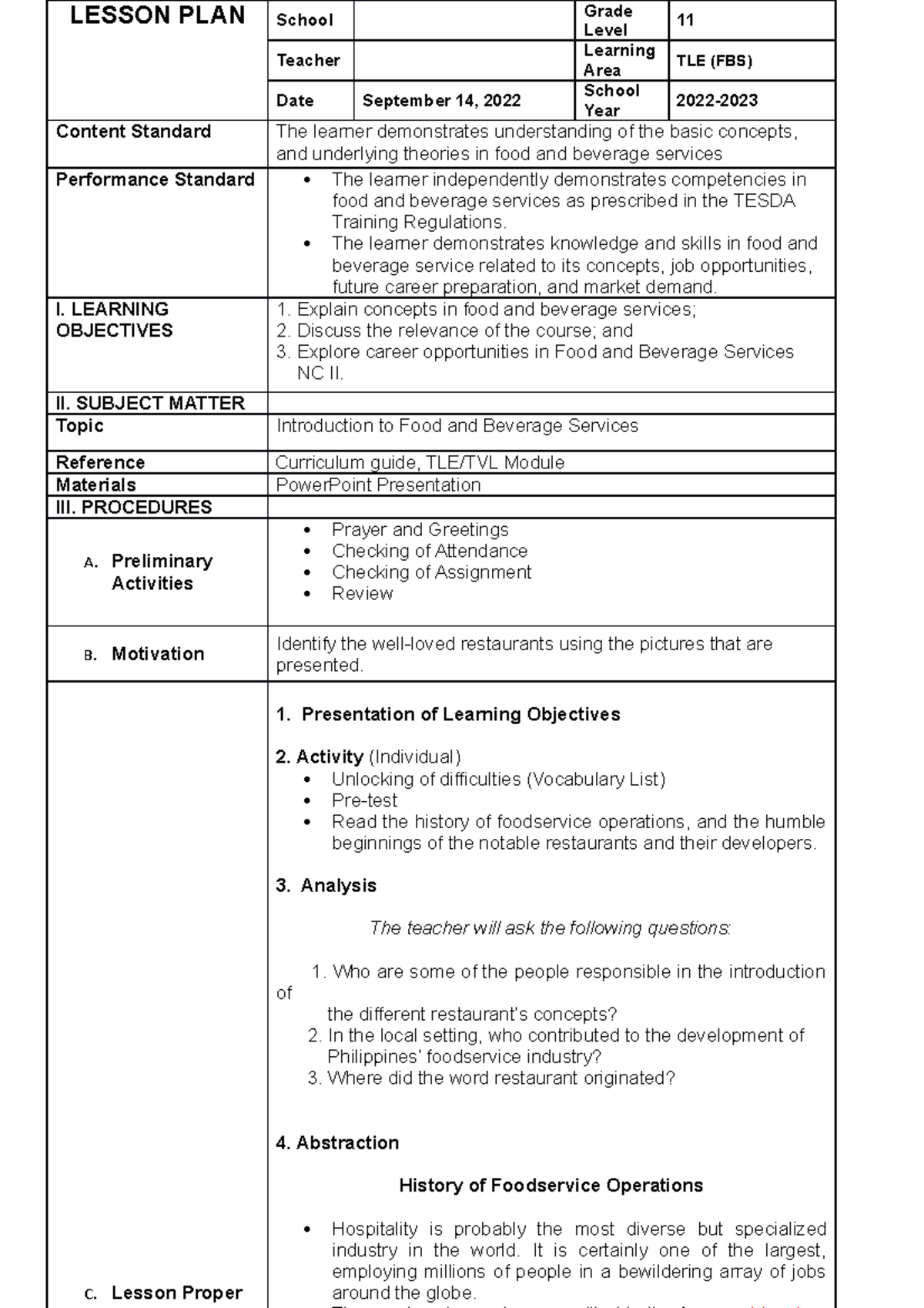 1-dlp-fbs-lesson-plan-about-food-and-beverage-services-lesson-plan