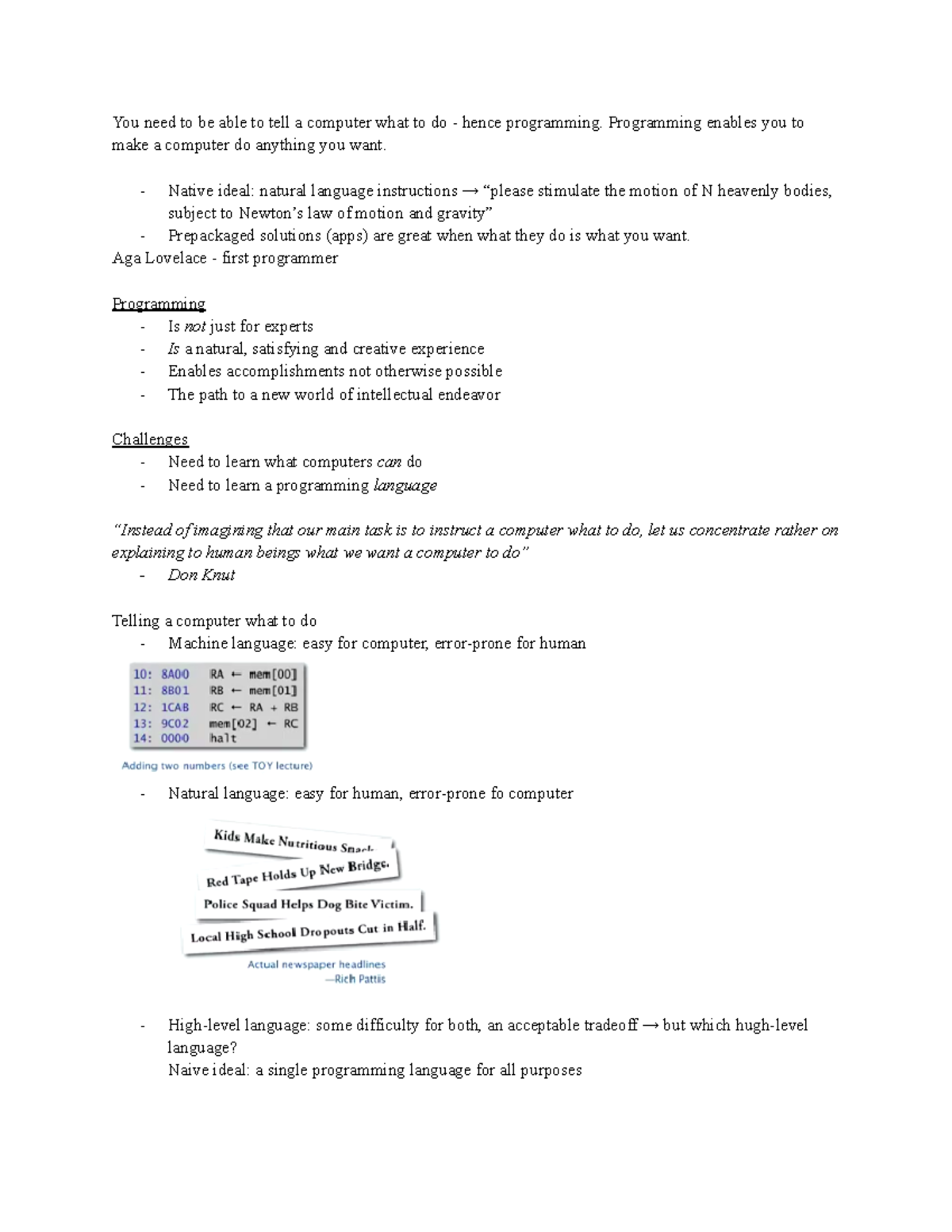 computer science programming with a purpose coursera assignment answers