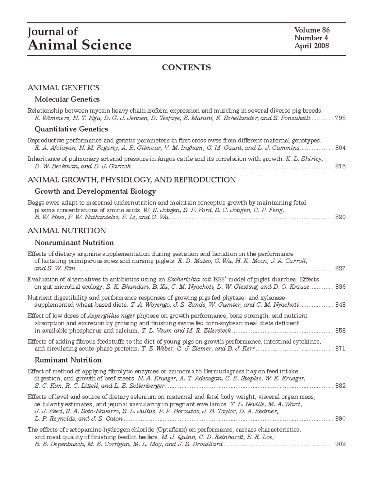 journal of animal and plant sciences hec category