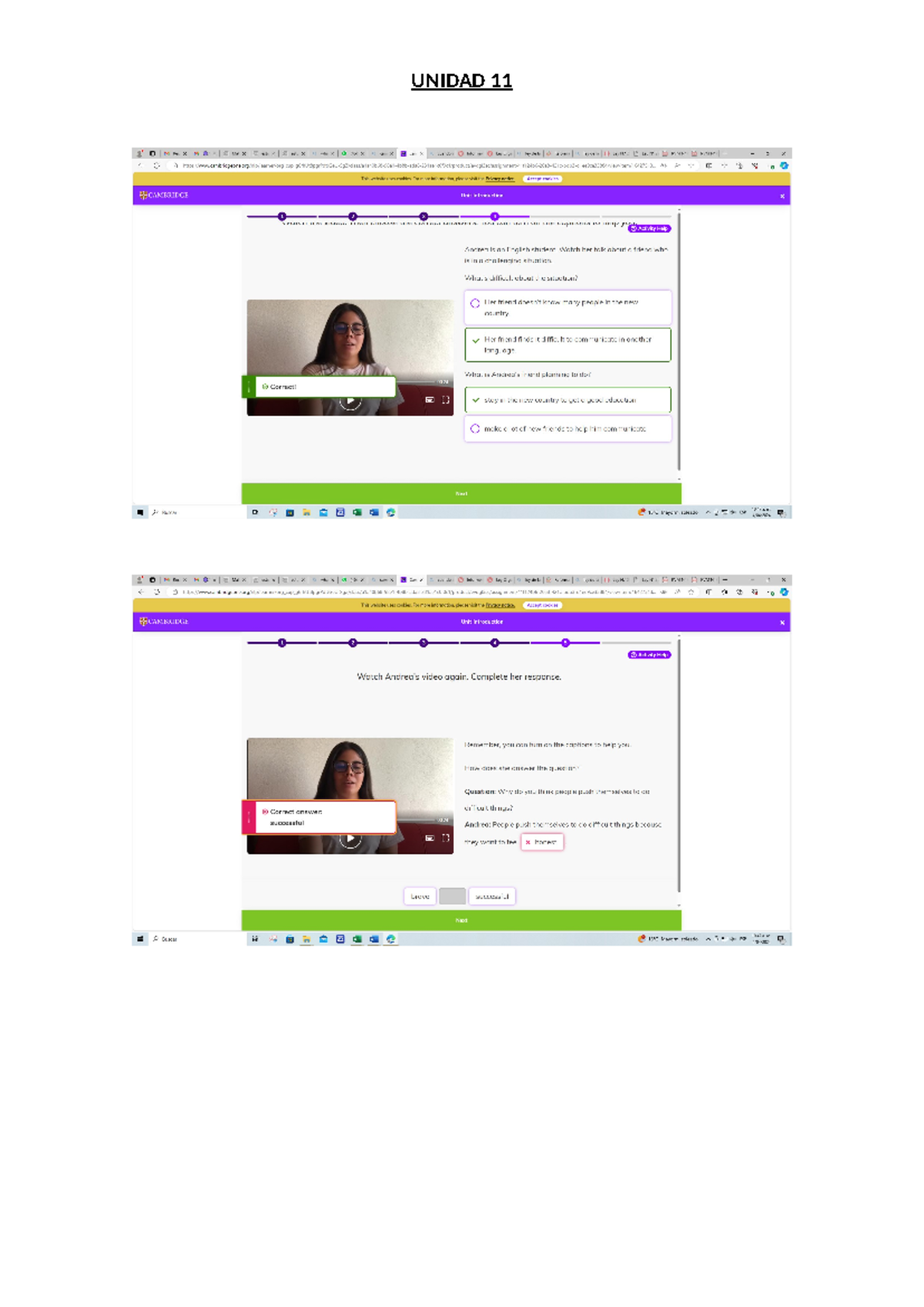 Unidad 11 Ingles - ingles - UNIDAD - Studocu