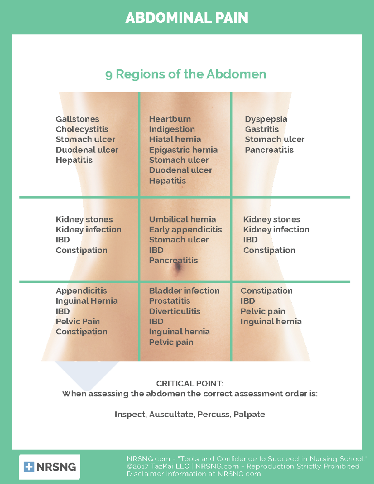 Abdominal Pain - Assessment-1 - Nrsng - “tools And Confidence To 