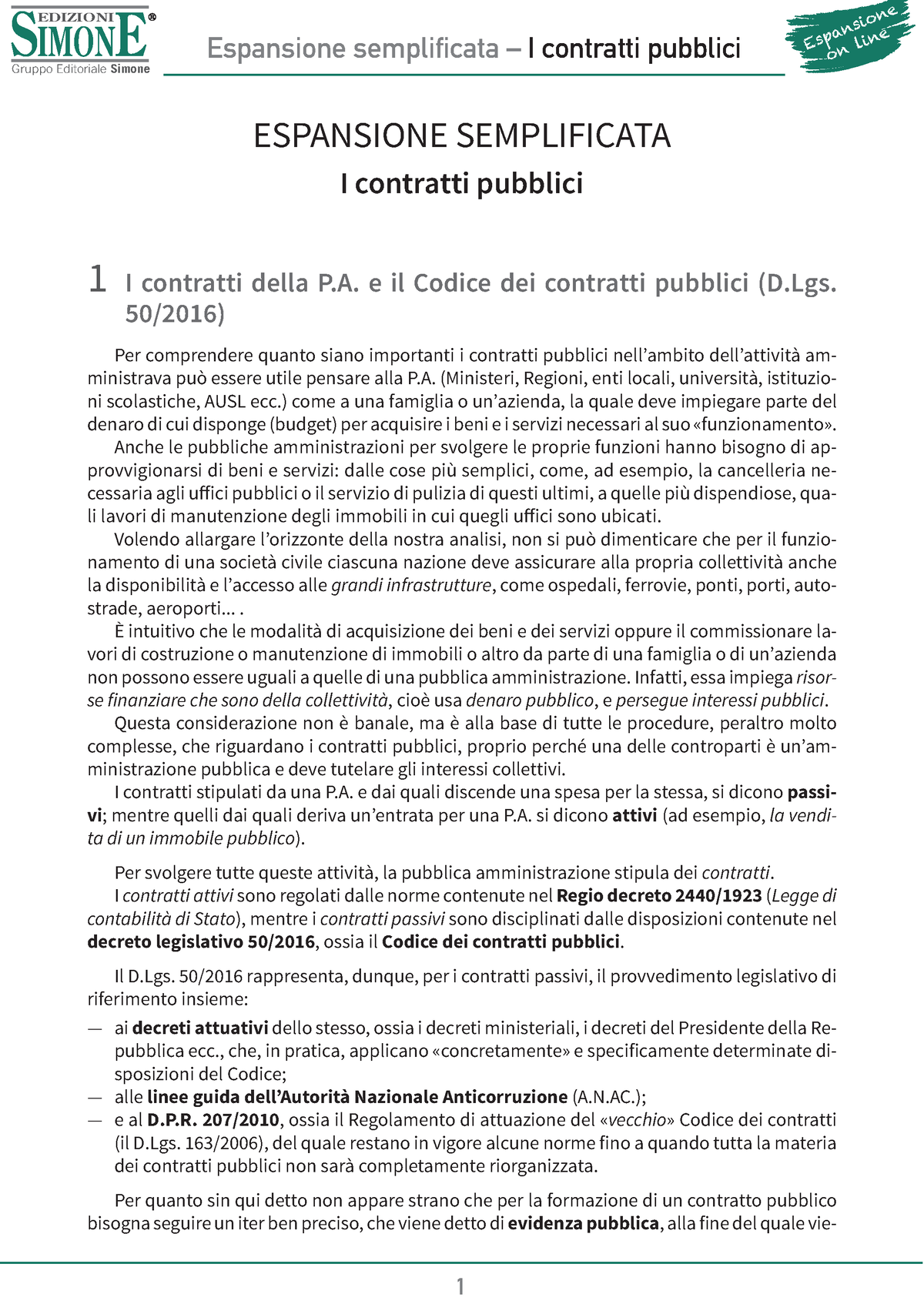 Contratti Pubblici - E Il Codice Dei Contratti Pubblici (D. 50/2016 ...