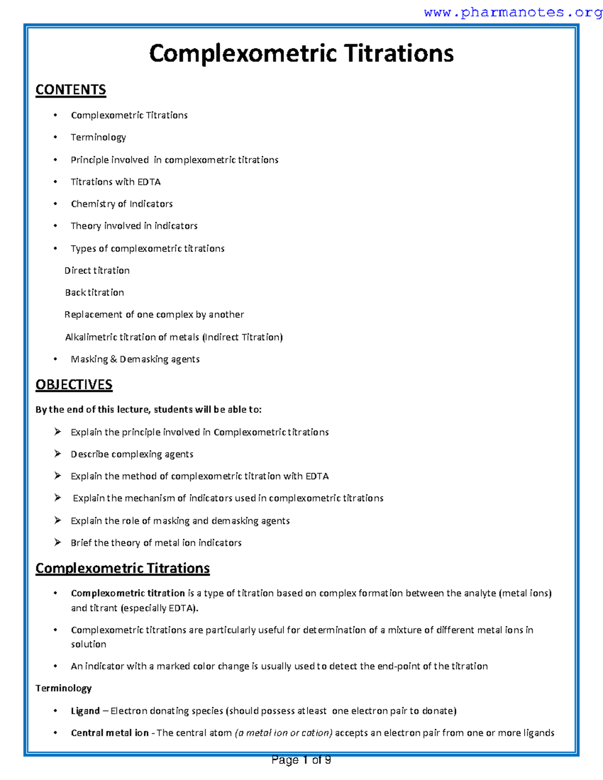 complaxometry-complexometry-complexometric-titrations-contents