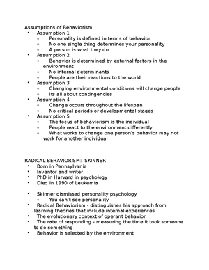 PSYC 305 Assignment 2 - PYSC 305: Psychology Of Personality Kim K ...