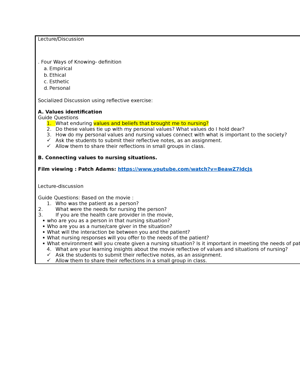 ncm-100-assignment-no-2-lecture-discussion-four-ways-of-knowing