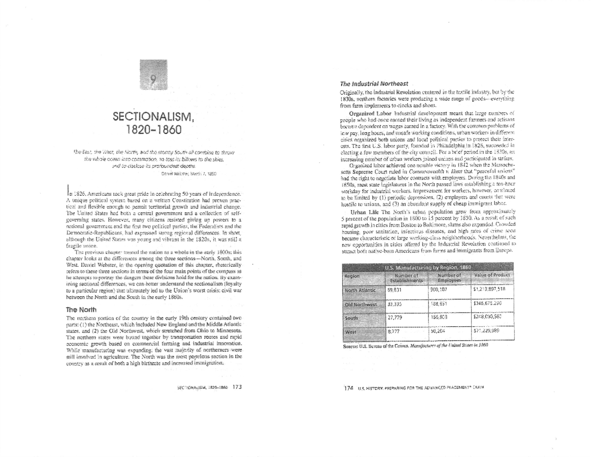 Chapter 9 - notes for apush - The Industrial Northeast Originally, the ...
