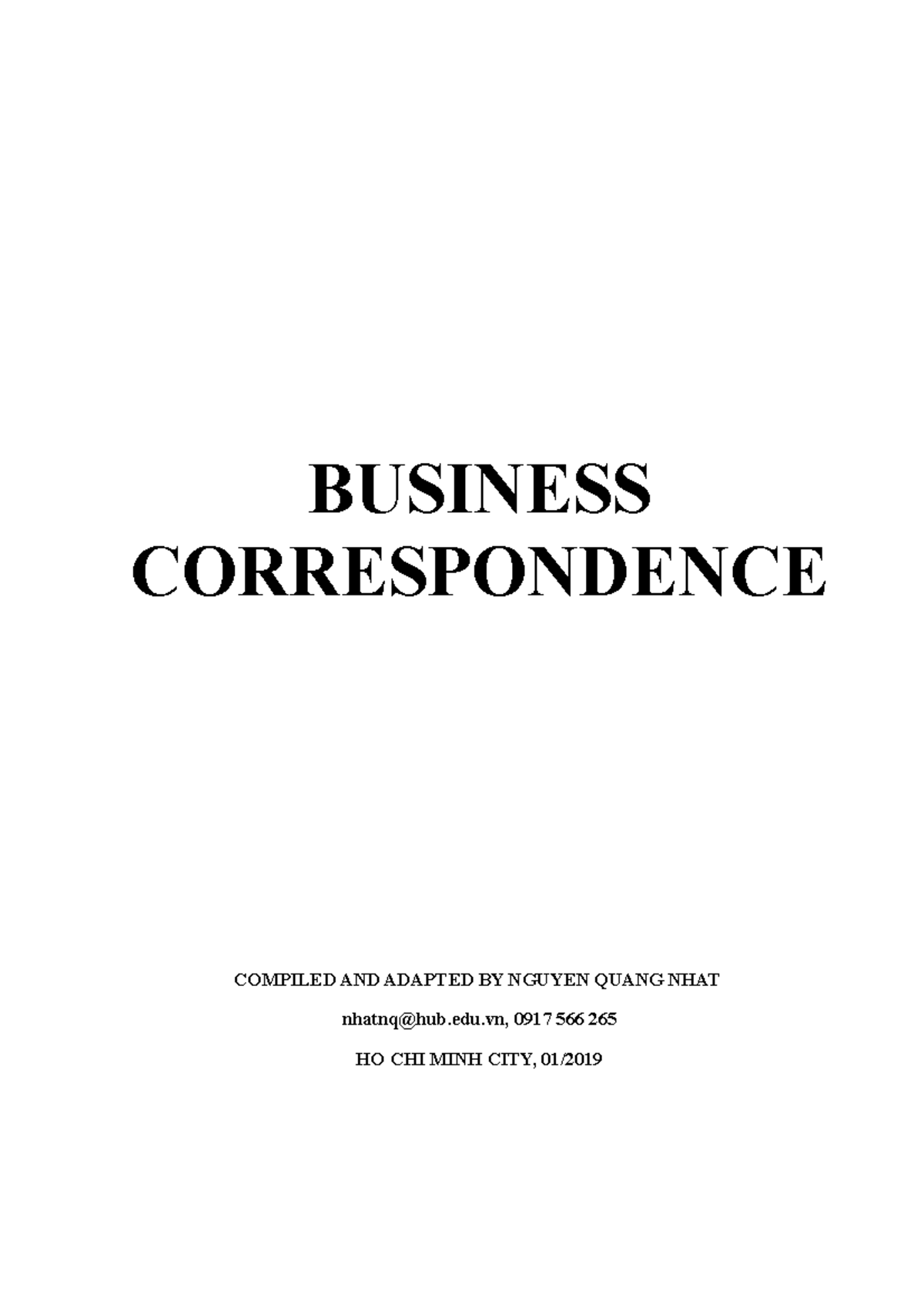  writing 2 material notes for writing business correspondence