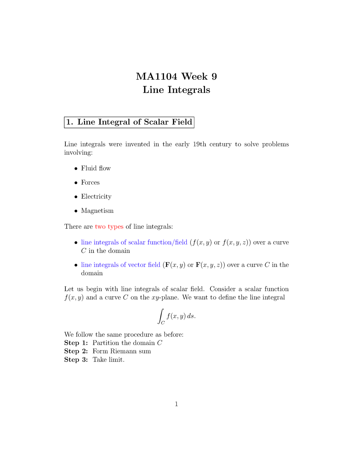 Week 09 Lecture Notes Printed Studocu