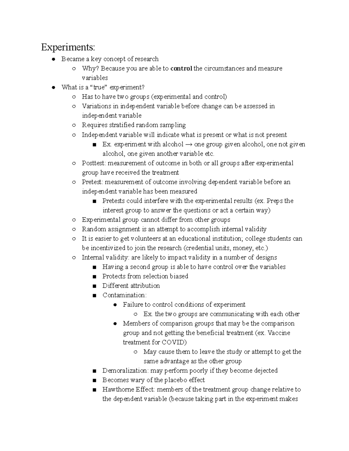 Social Analysis (Lecture on Experiments) - Experiments: Became a key ...
