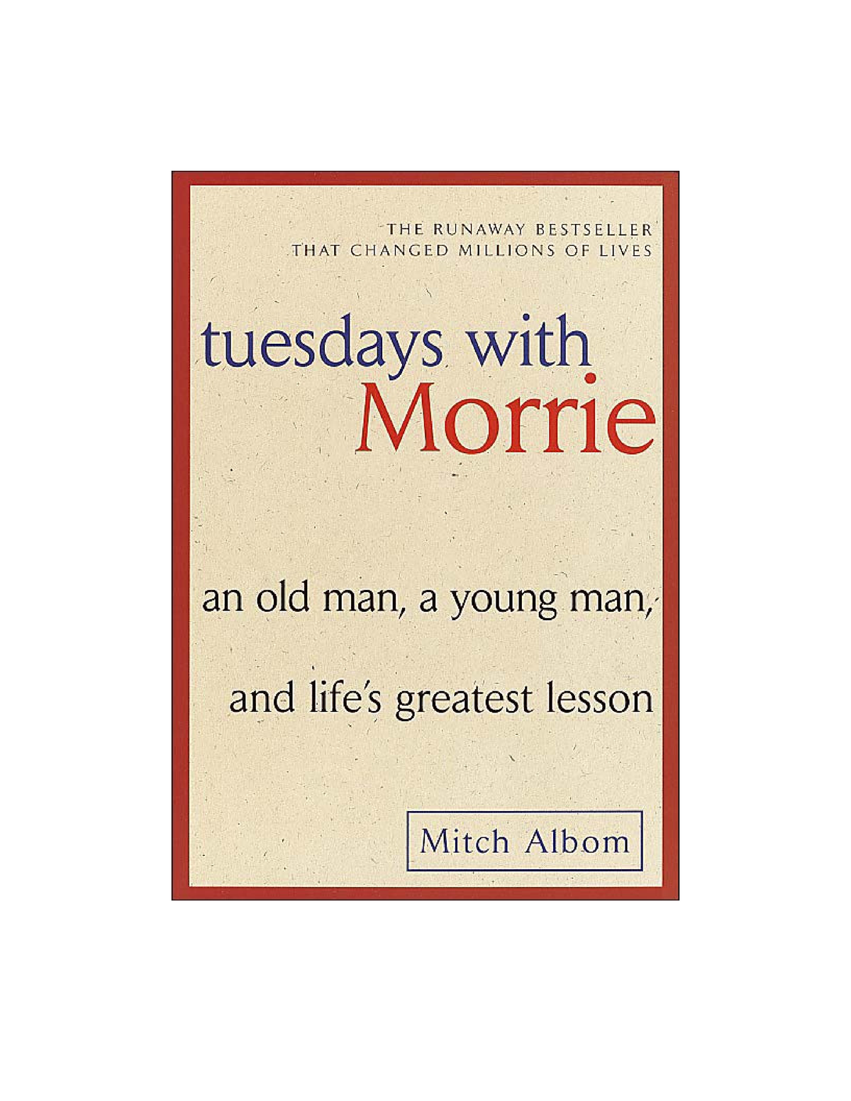 essay about tuesdays with morrie