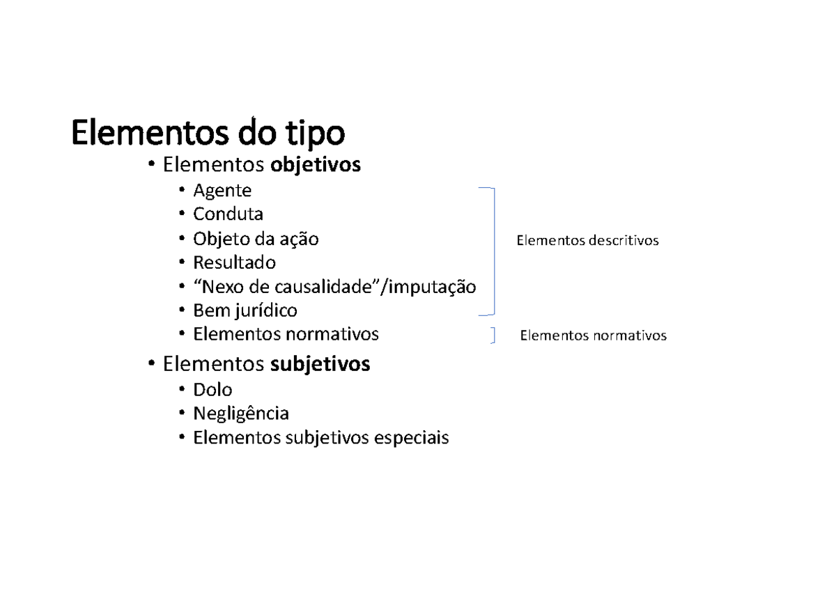 4.Elementos do tipo+Classificação do tipo - Elementos do tipo ...