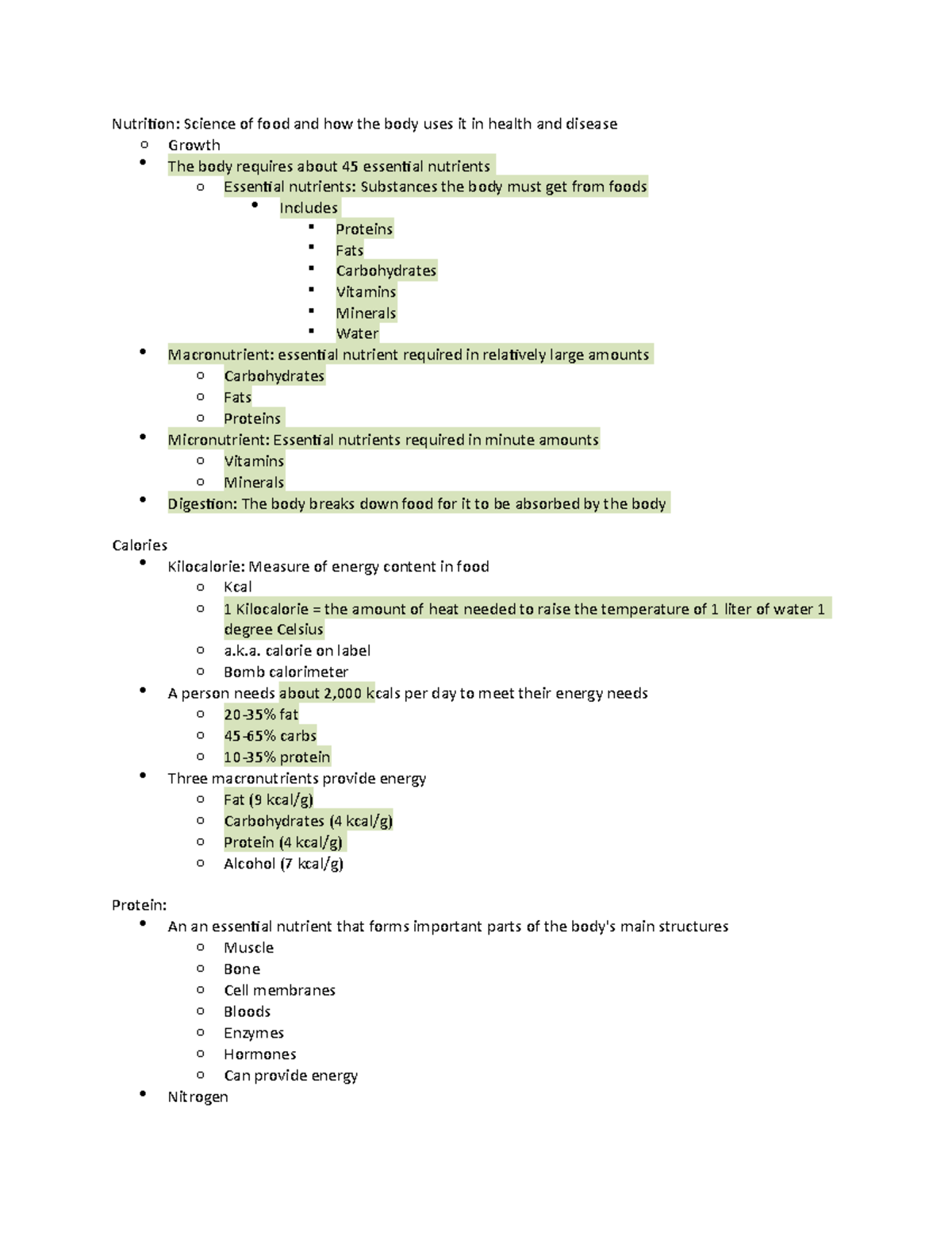 Intro To Nutrition - Nutrition: Science Of Food And How The Body Uses ...