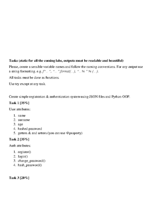 Lab Report Experiment 1 - Name: Zhansaya Sailauova Date: 4. Experiment ...