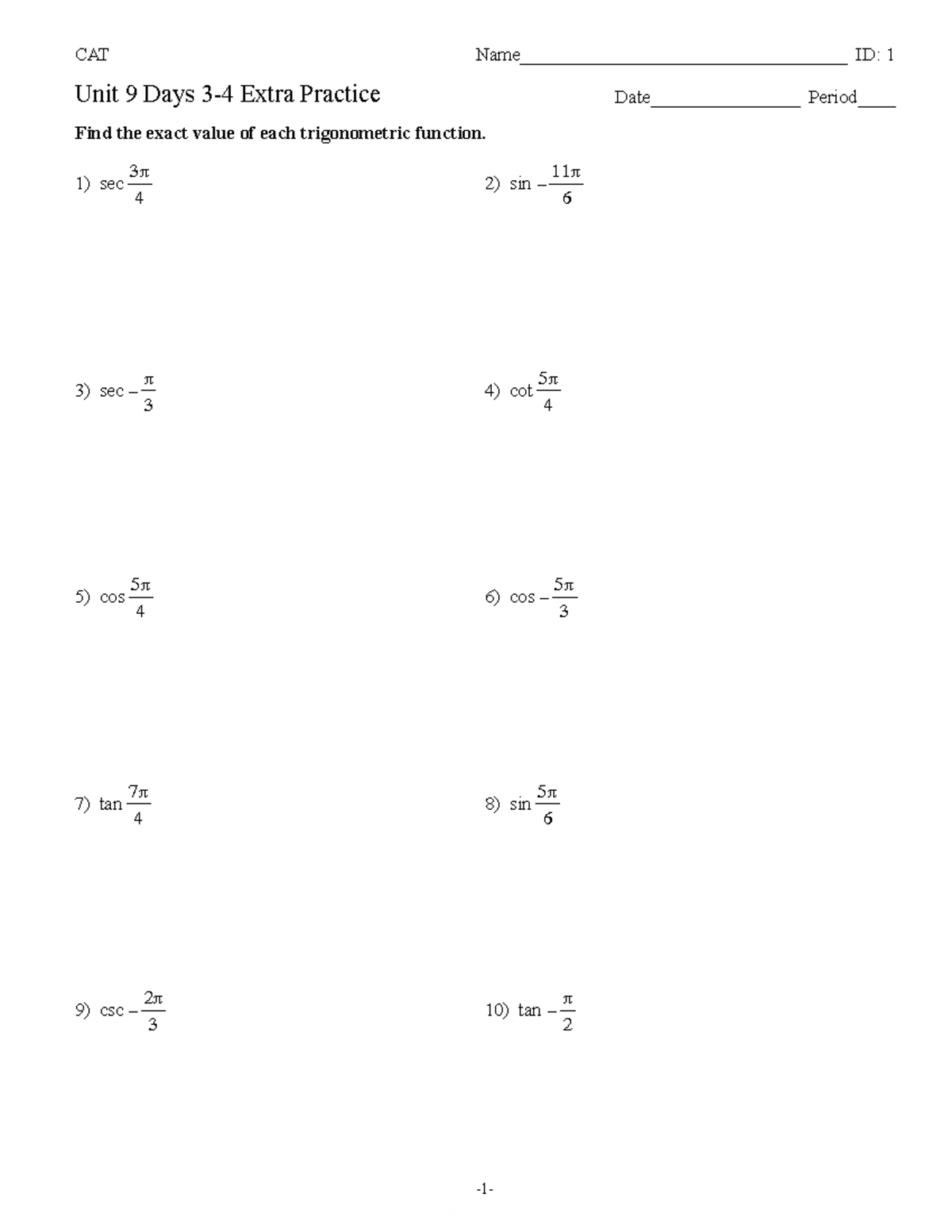 Days 3-4 Extra Practice - ©P r 2 u 0 K 2 P 4 f VKBuBtZaA ...