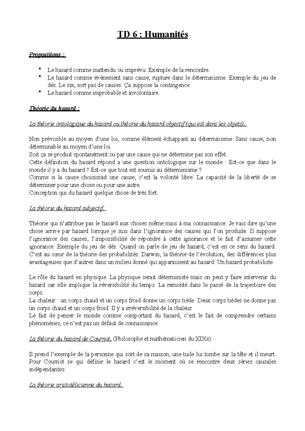 rencontre improbable définition