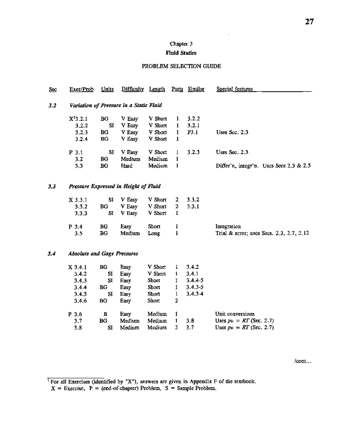 Fluid mechanics solution manualfranzini 10th ed chapter 3 Studocu