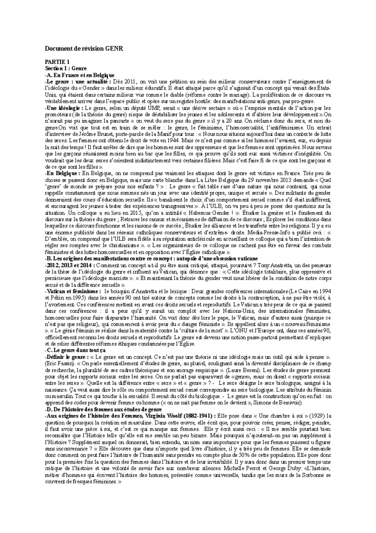 Document de révision GENR - Document de révision GENR PARTIE 1 Section ...