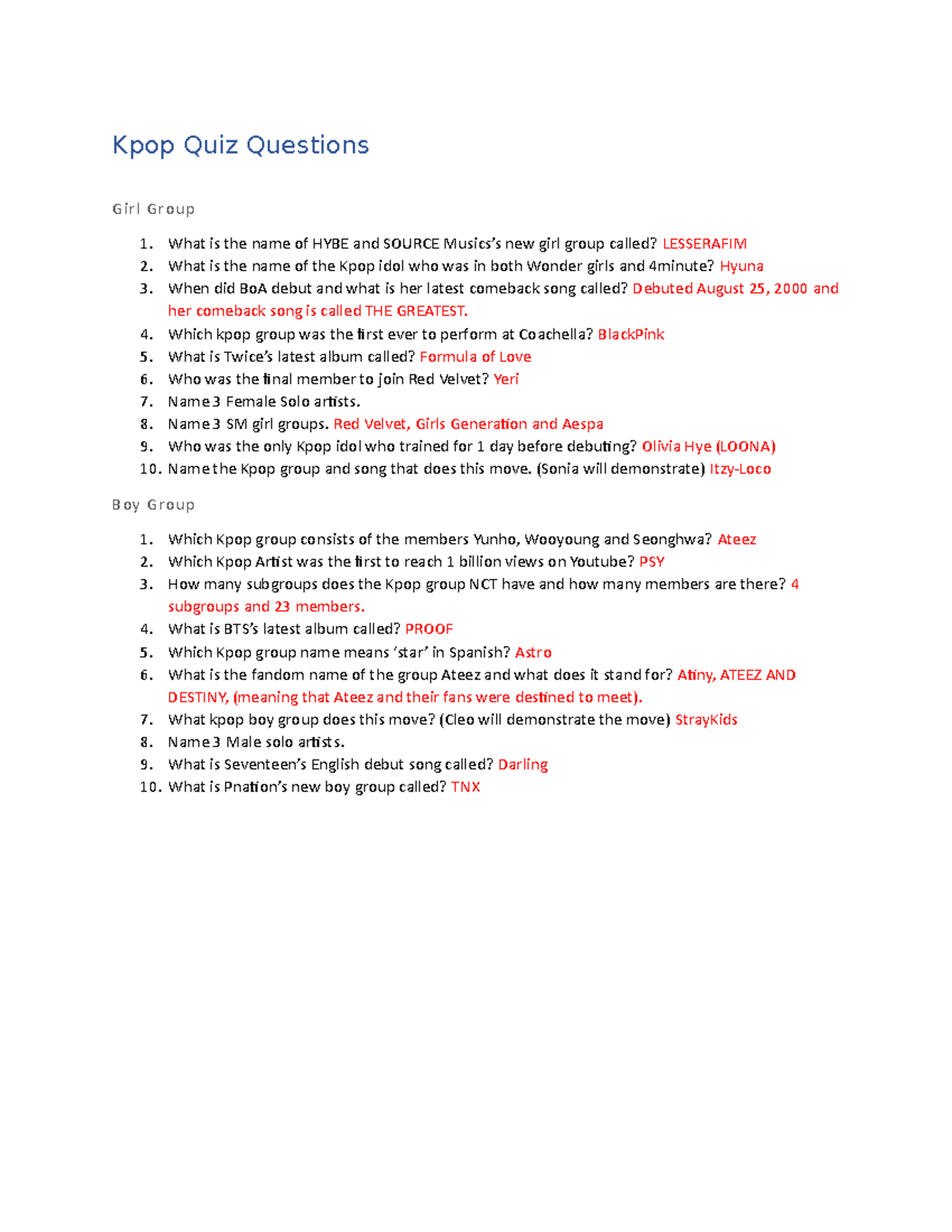 Kpop Quiz Questions - Kpop is life - Kpop Quiz Questions Girl Group ...