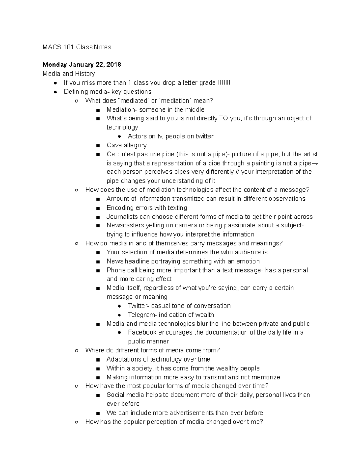 MACS 101 class notes - Professor Gabe Malo - MACS 101 Class Notes ...