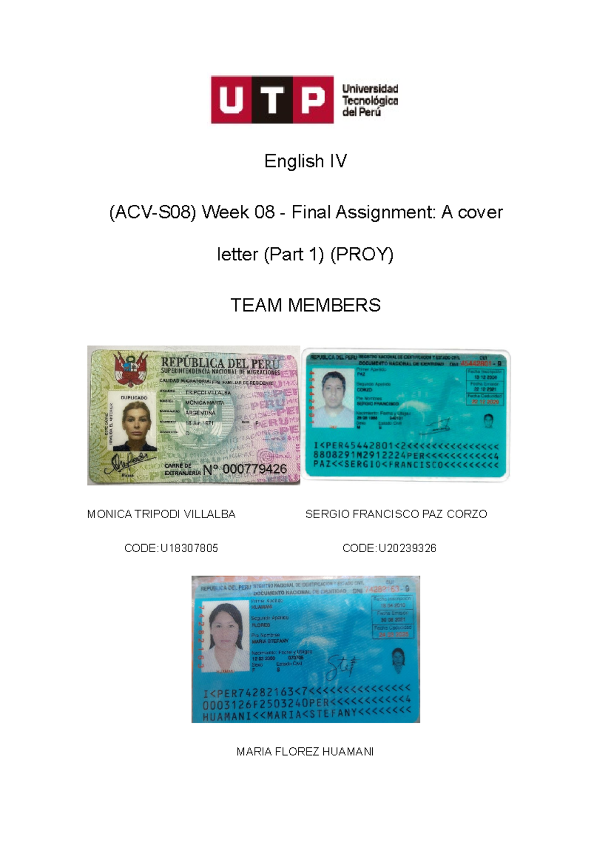 English IV - Apuntes de ingles 4 espero sirva - English IV (ACV-S08 ...