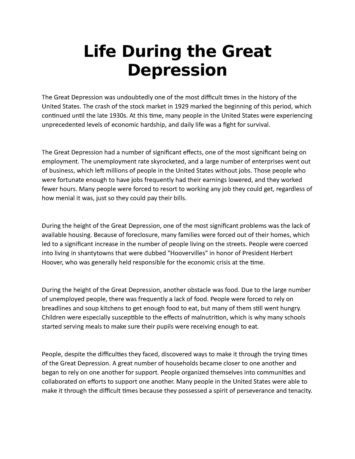 depression narrative essay