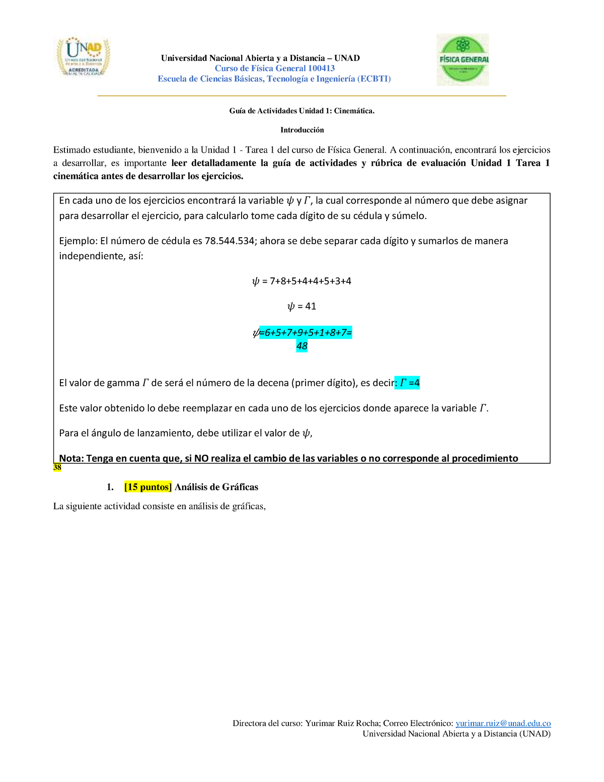 Anexo 1 Ejercicios 1-2 Tarea 1 - Curso De Física General 100413 Escuela ...