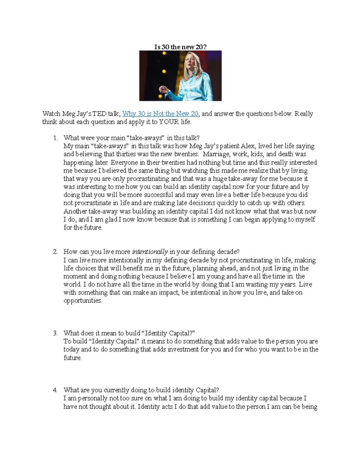 Isabelle Alvarez Is30The New 20 Is 30 The New 20 Watch Meg Jay s TED Talk Why 30 Is Not The 