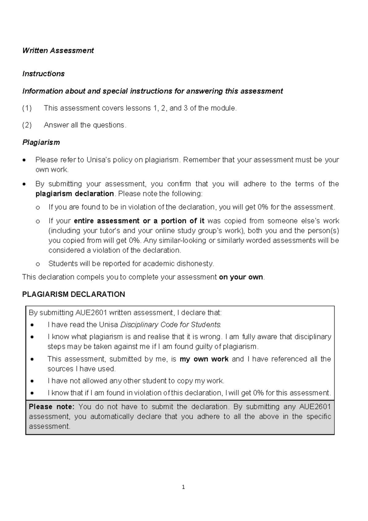 Written Assessment Semester 2 Question - Group B - Written Assessment ...
