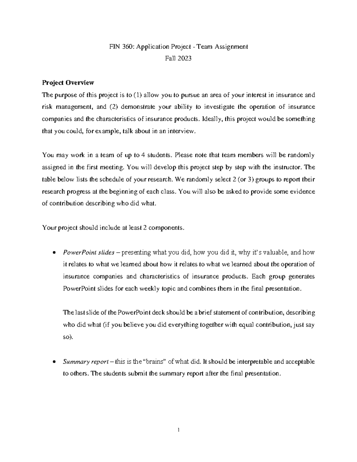 fin360 individual assignment current issue