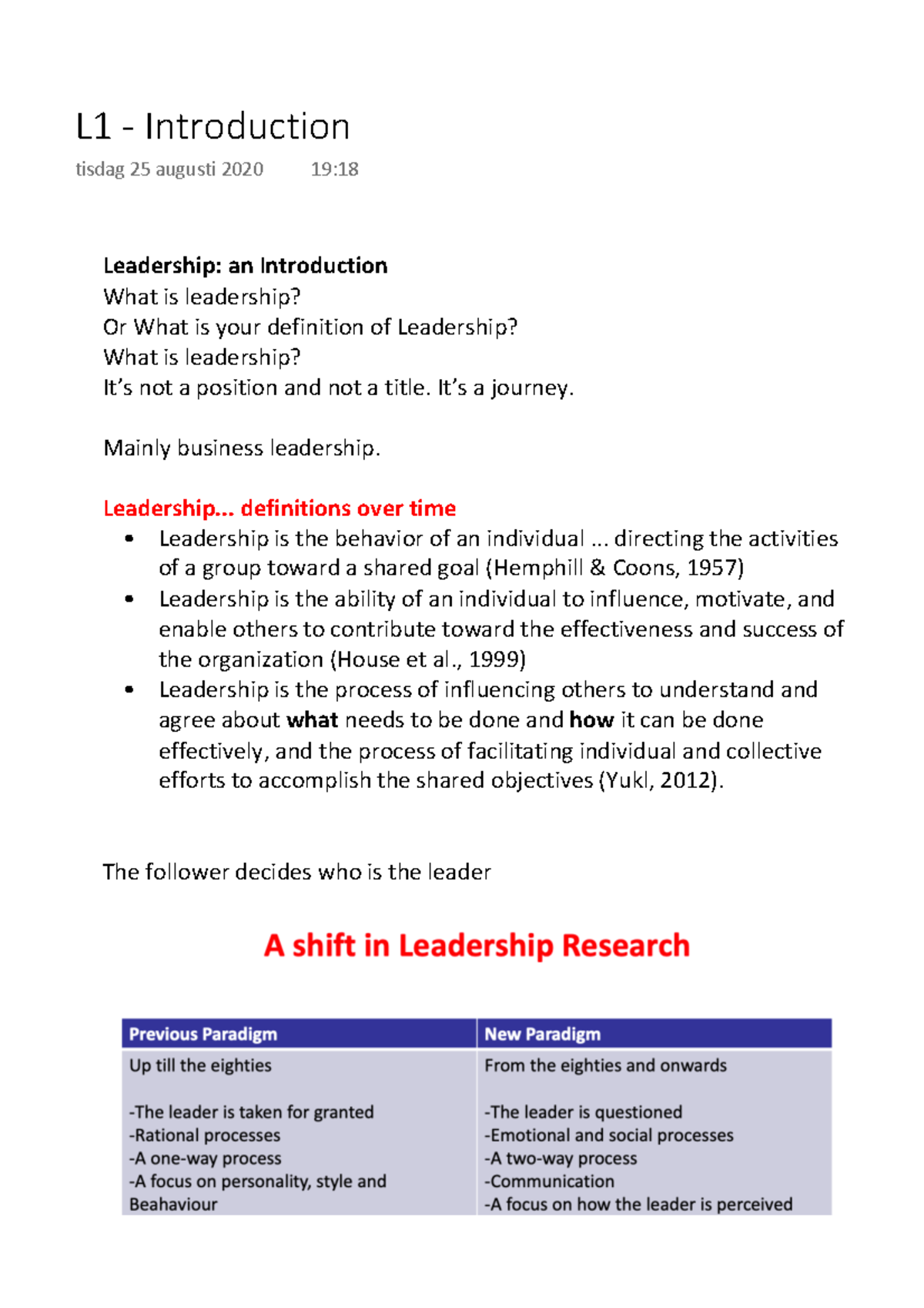 good introduction leadership essay