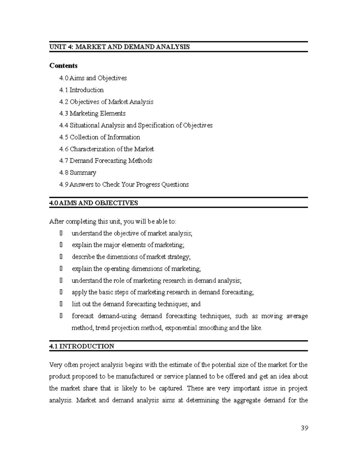 Unit 4 060622092605 - Good - UNIT 4: MARKET AND DEMAND ANALYSIS UNIT 4 ...