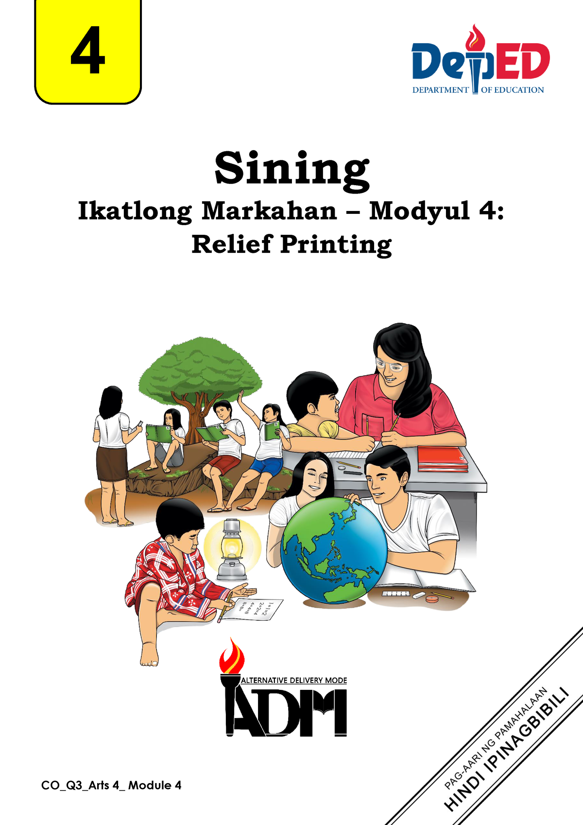 Self Learning Module Arts For Quarter 3 Sining Ikatlong Markahan Modyul 4 Relief Printing 4 5154
