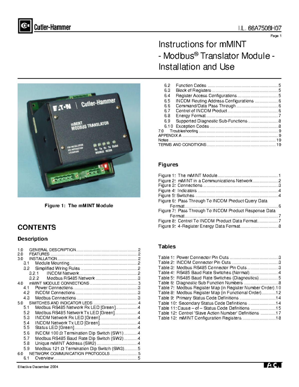 66A7508 - m MINT - Catalogos - Instructions for mMINT Modbus ...