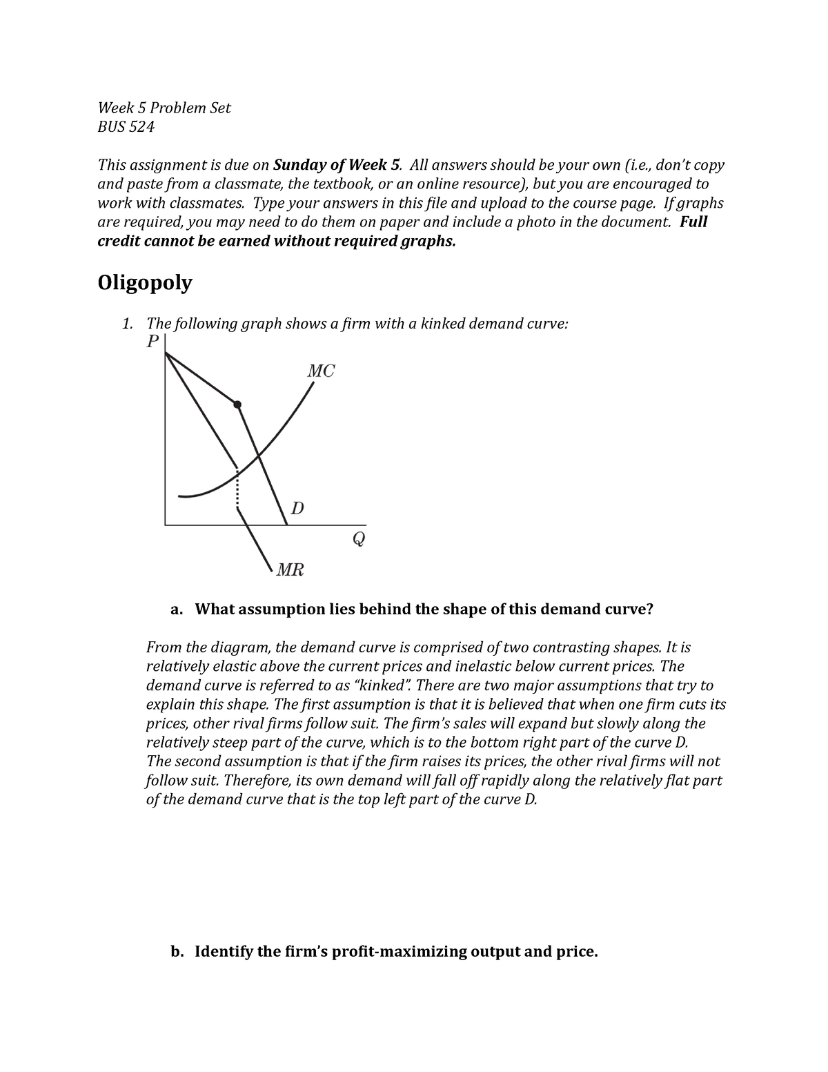 economics oligopoly essay