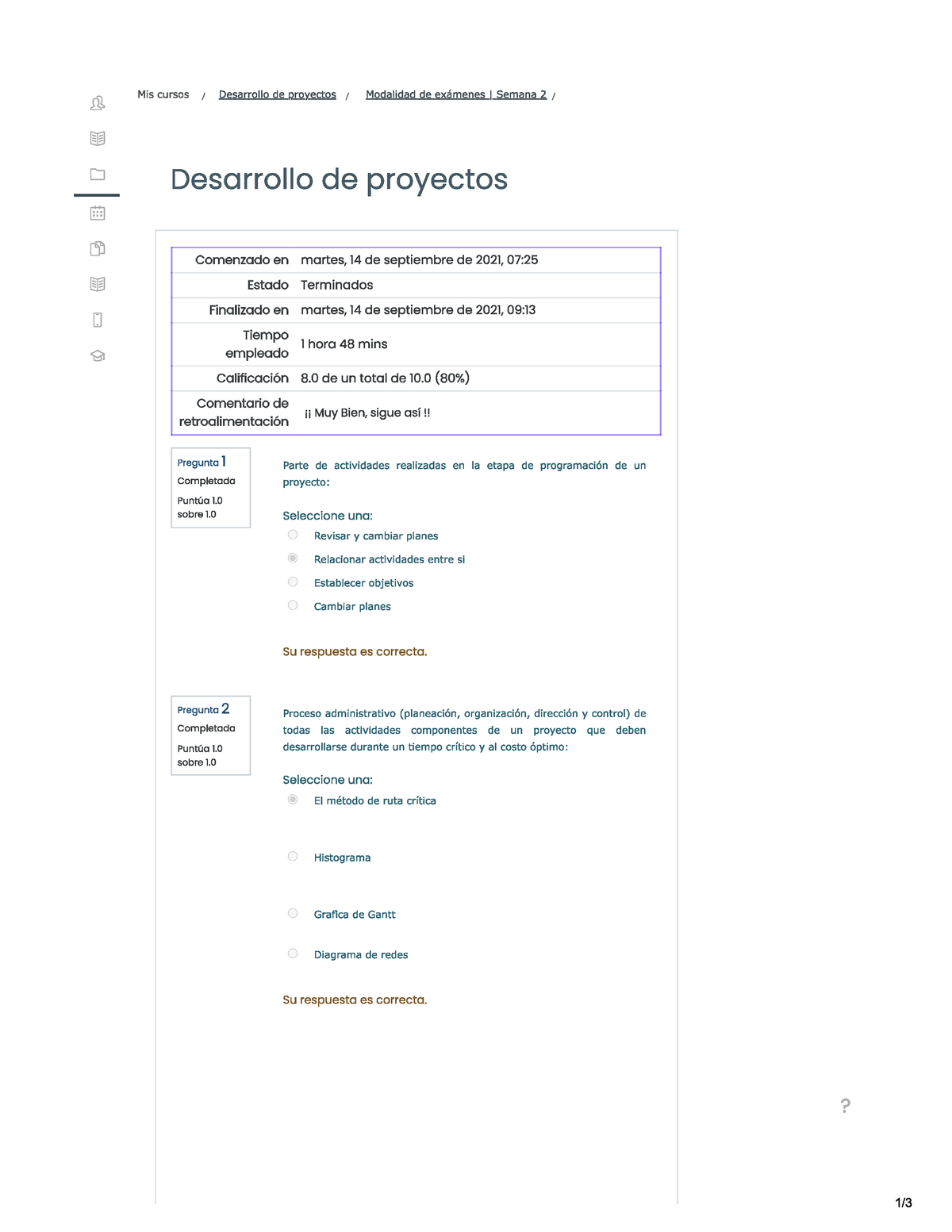 Examen Desarrollo De Proyectos 1 - Entrega De Proyectos - Studocu