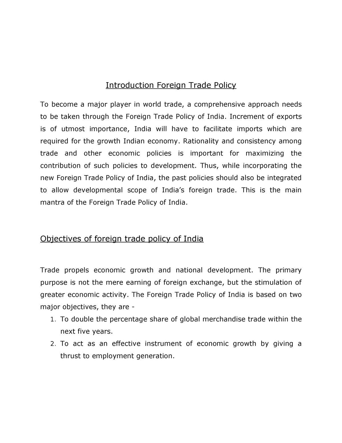 foreign-trade-policy-india-introduction-foreign-trade-policy-to