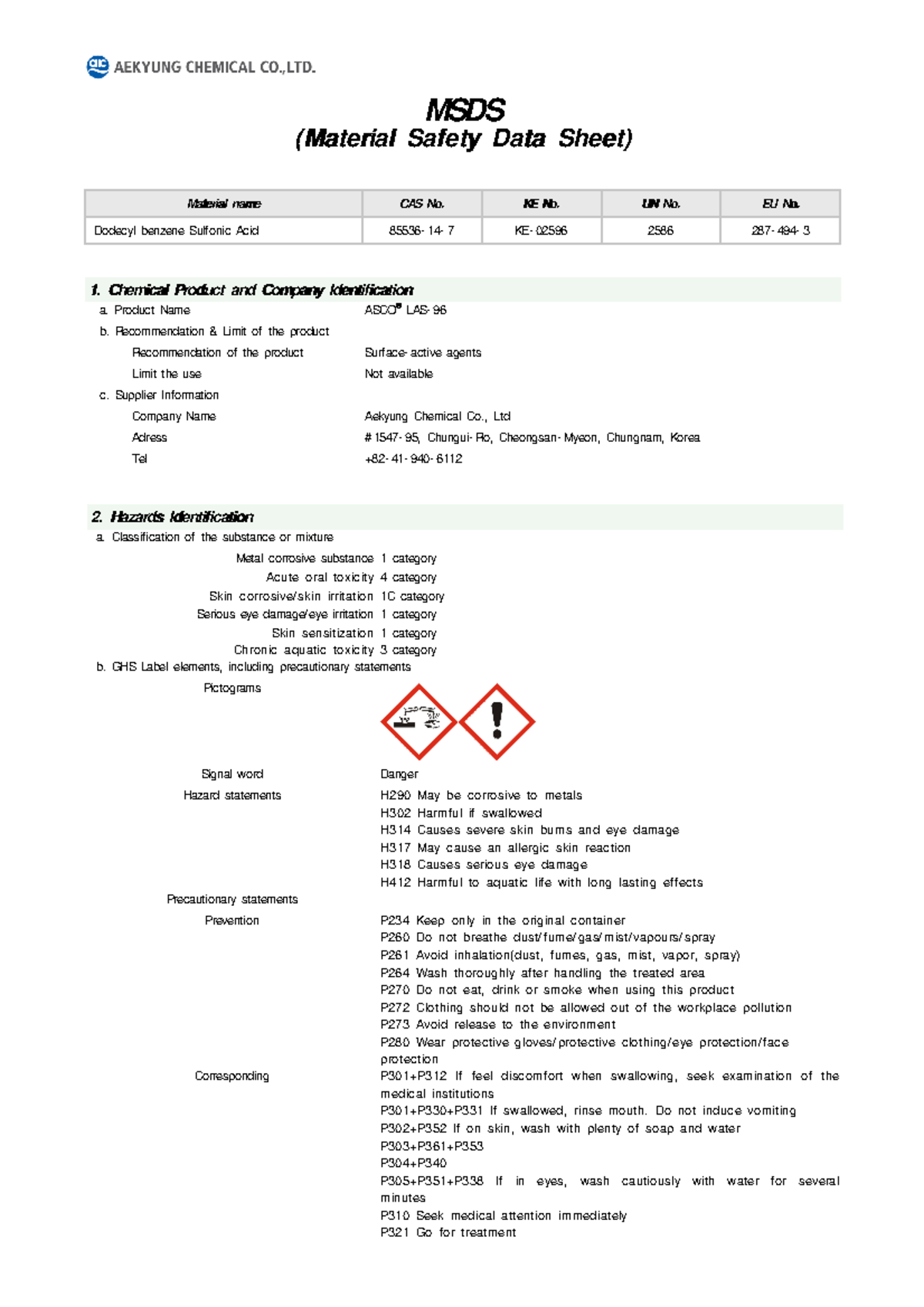 MSDS of ASCO LAS-96 EN AKC - MSDSMSDSMSDSMSDS ((((Material Safety Data ...