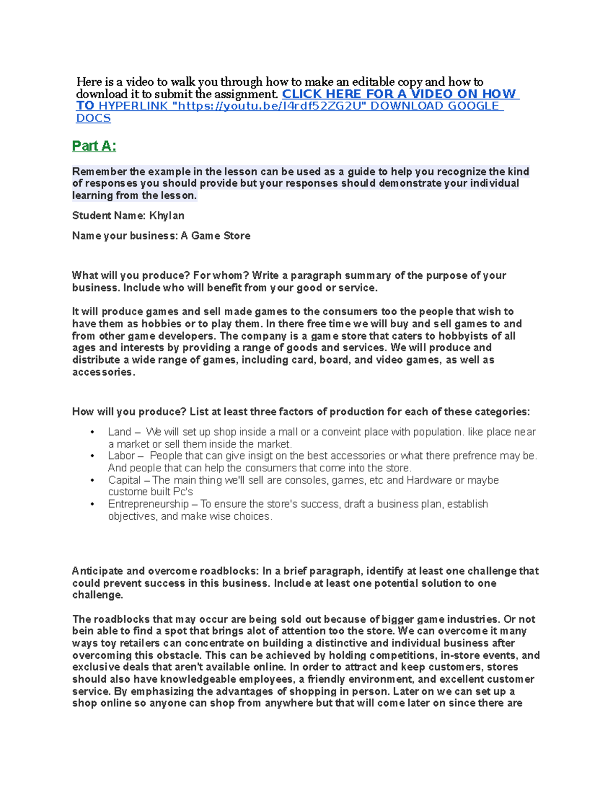 2.02 template - Here is a video to walk you through how to make an ...