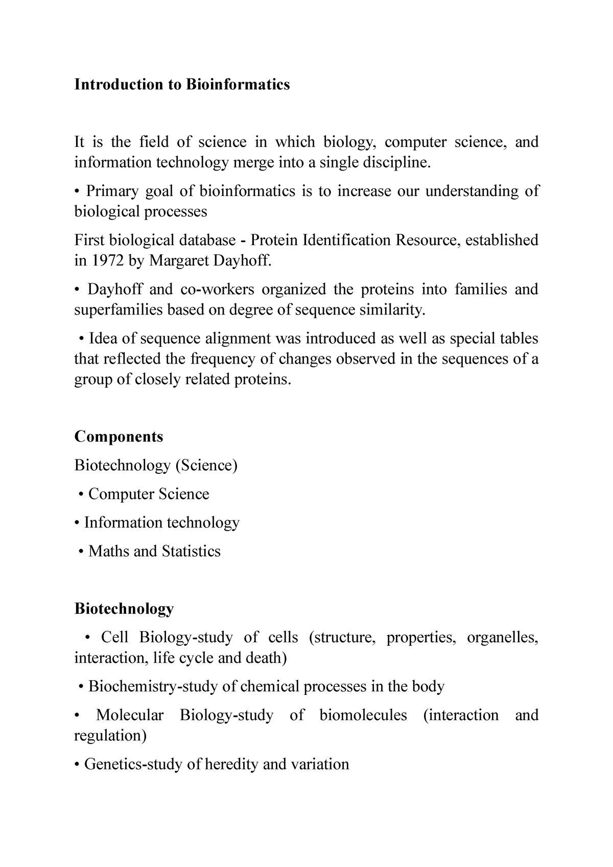 bioinformatics bachelor thesis