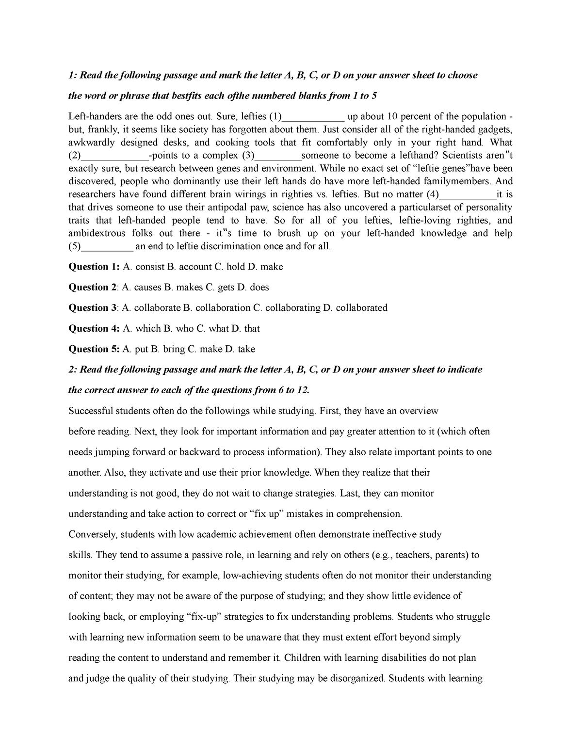 c2-training-1-read-the-following-passage-and-mark-the-letter-a