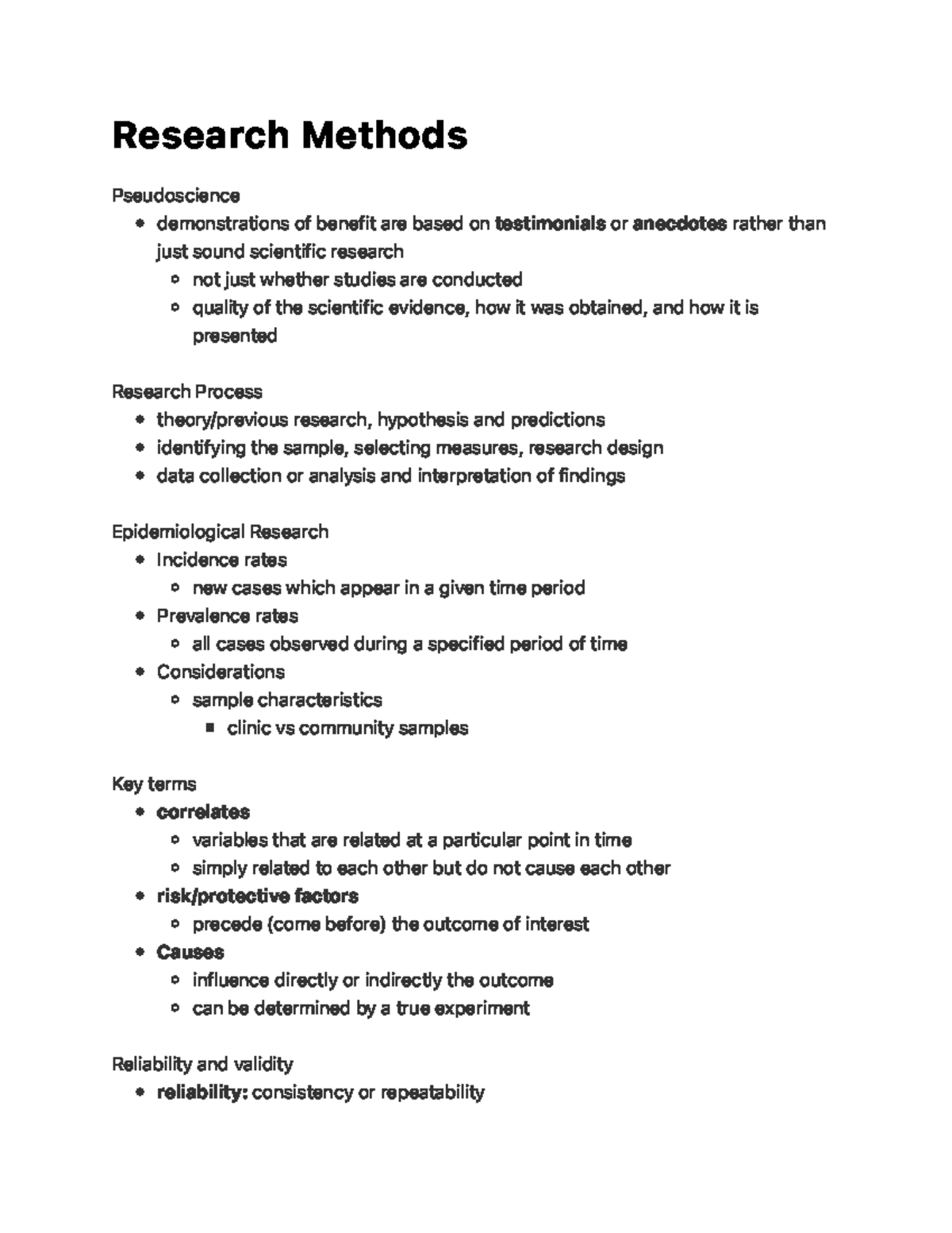 Research Methods - Cameron Massey - Re s e a rc h M e t h o d s ...