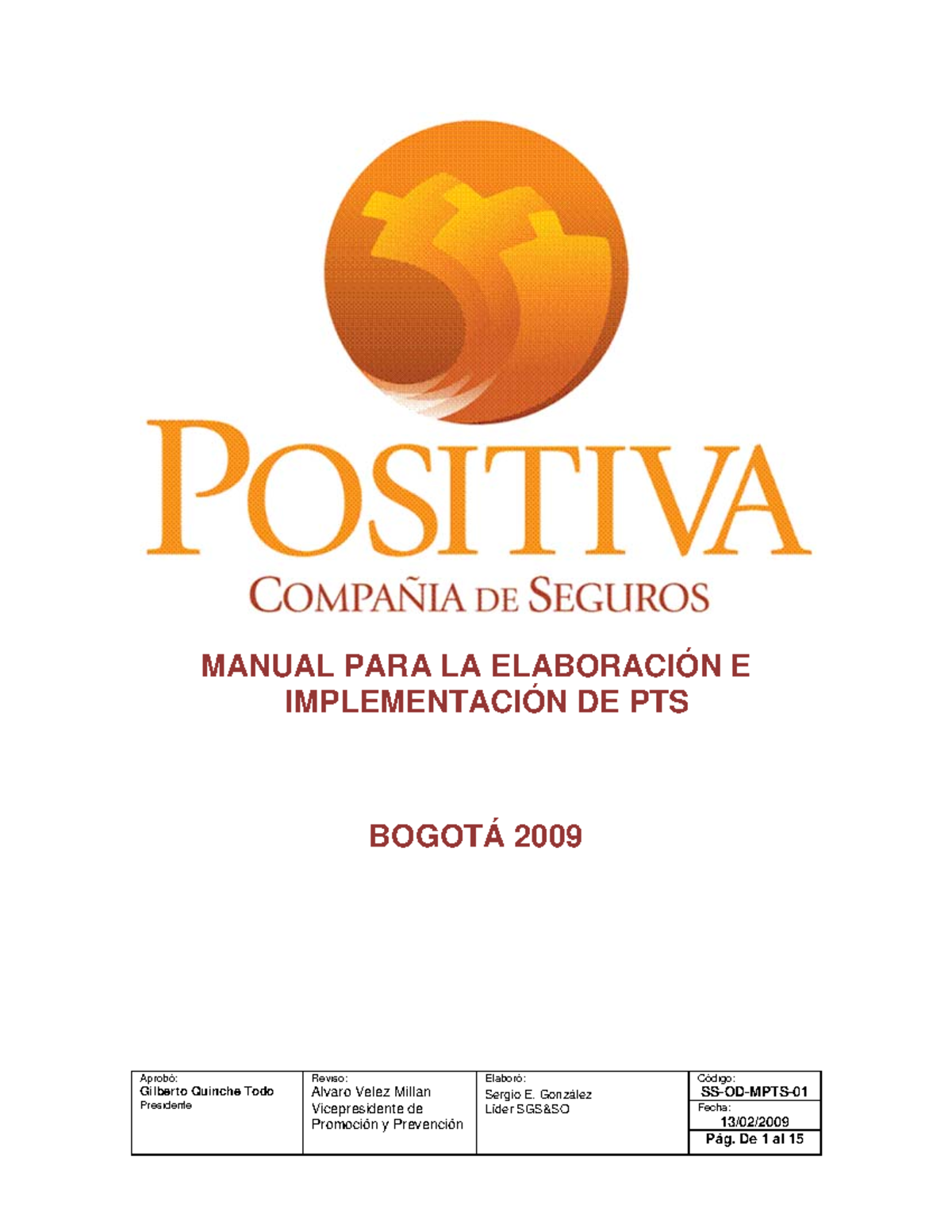 Manual Inspecciones Y PTS - MANUAL PARA LA ELABORACIÓN E IMPLEMENTACIÓN ...