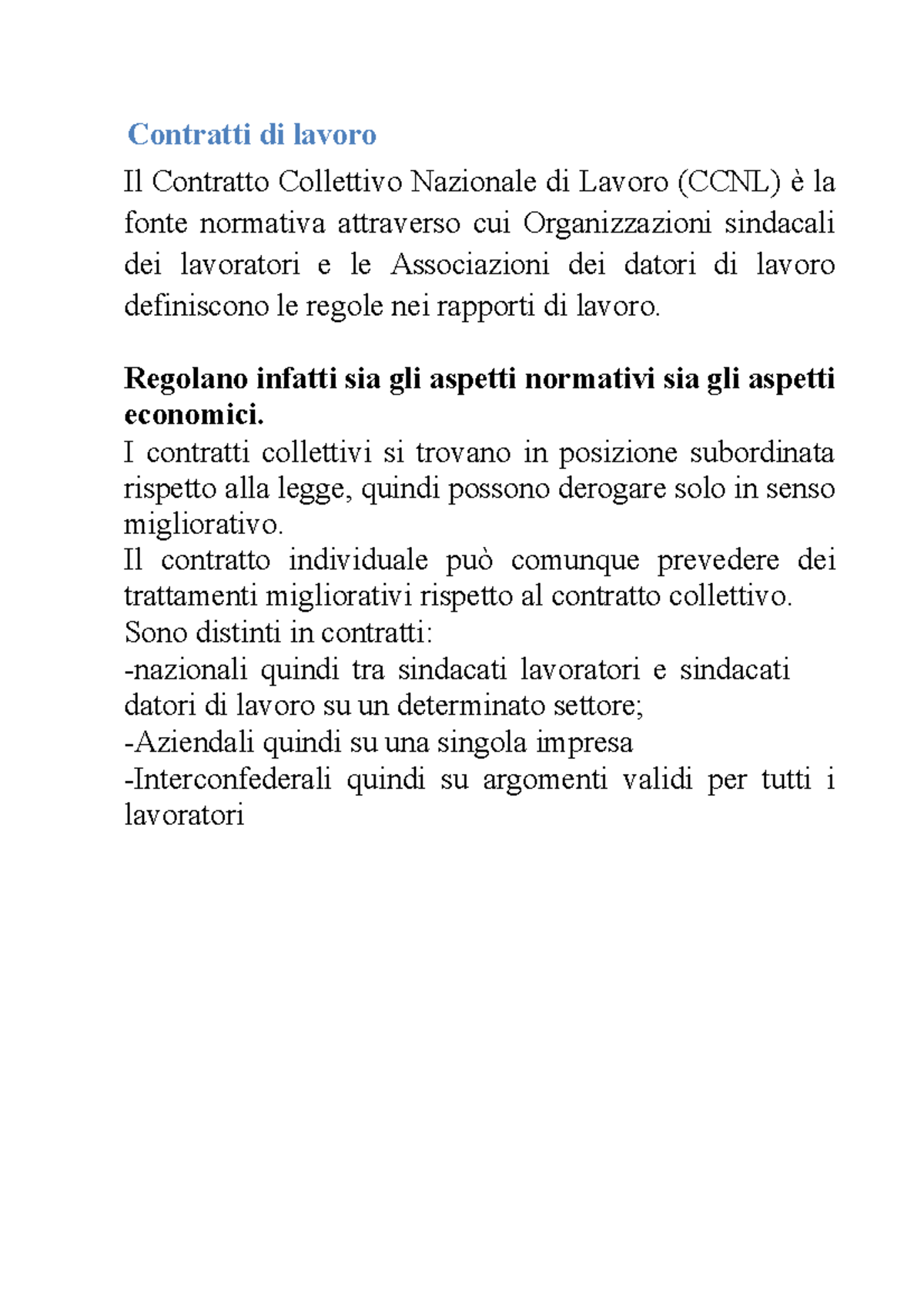 contratto collettivo nazionale di lavoro bancari