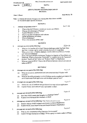 3 - cvcxvcxv - Abstract This paper aims at imparting knowledge on big ...