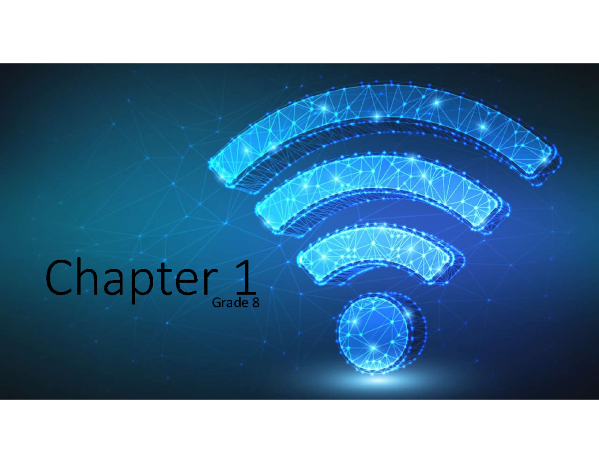 Grade 8 Computing book Chapter 1 Slides - Chapter Grade Network ...