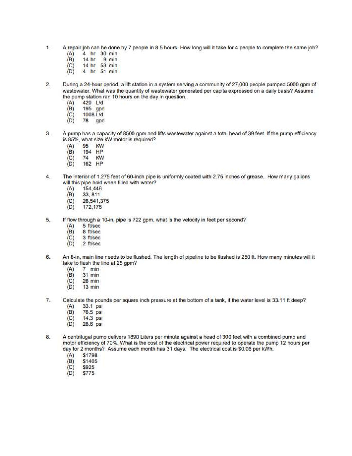 Plumbing Arithmetic - study - Bachelor of science accountancy - Studocu