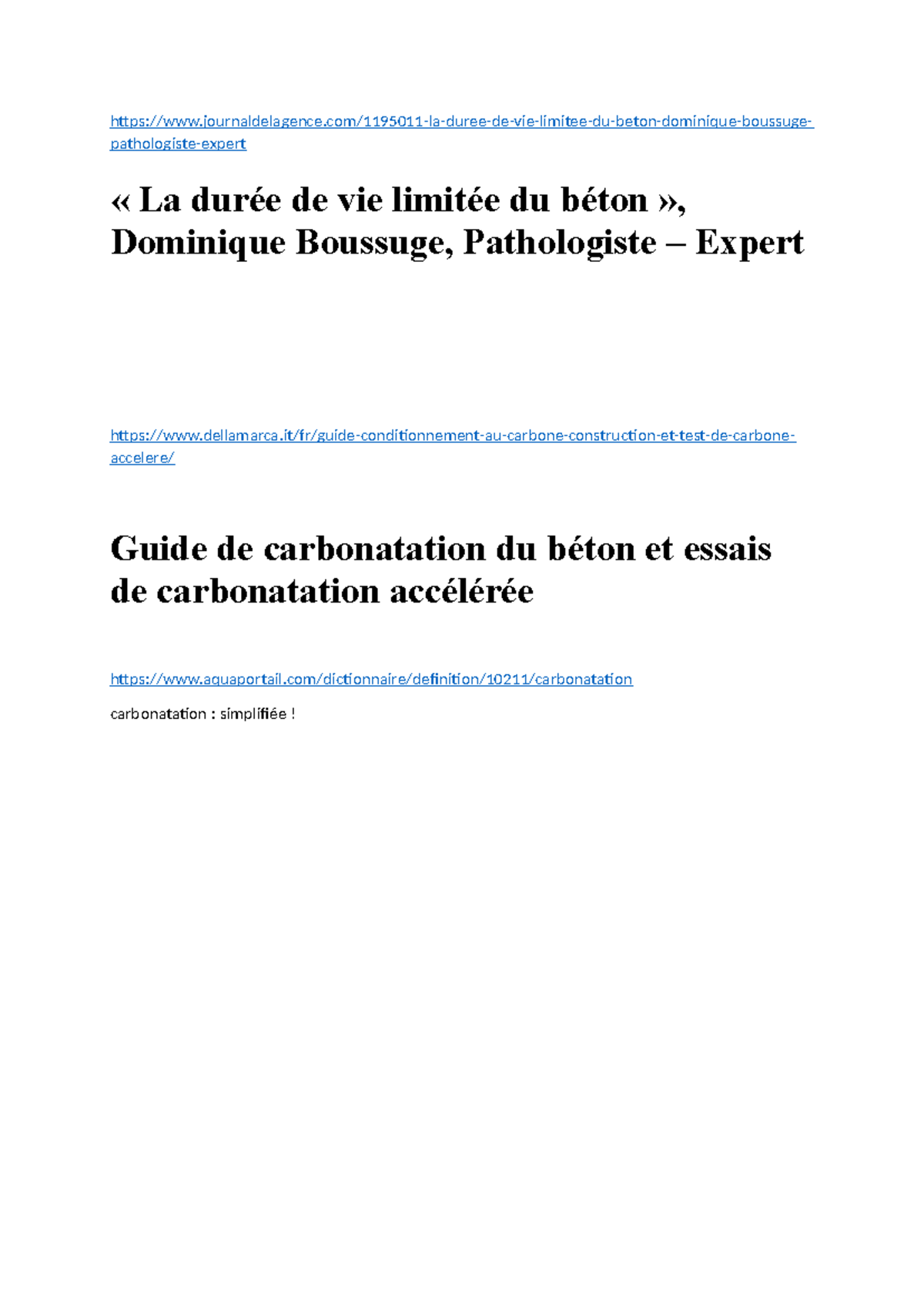 Maladies du beton armé La chimie dans la formulation du béton rimain — free download